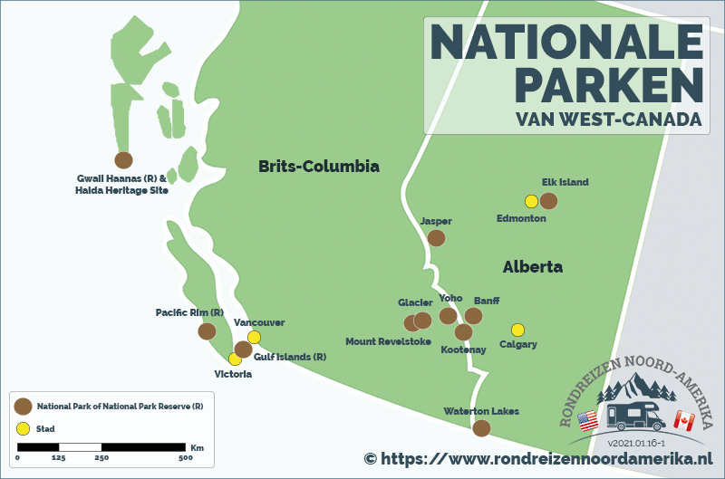 Nationale Parken van West-Canada