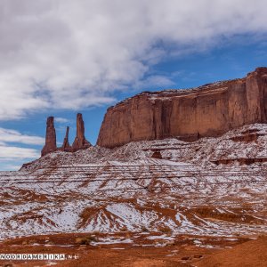 Three Sisters Monument Valley