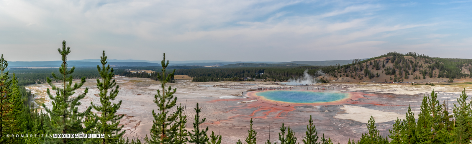 Grand Prismatic Spring Panorama