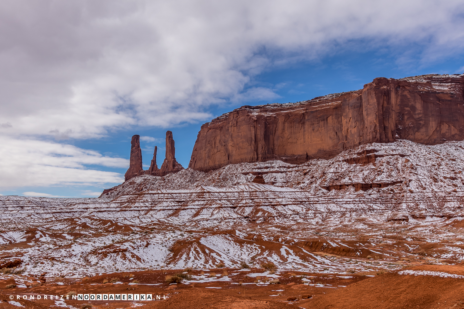 Three Sisters Monument Valley