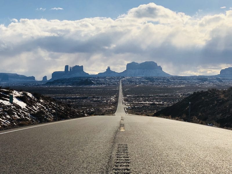 Monument Valley Forrest Gump Point