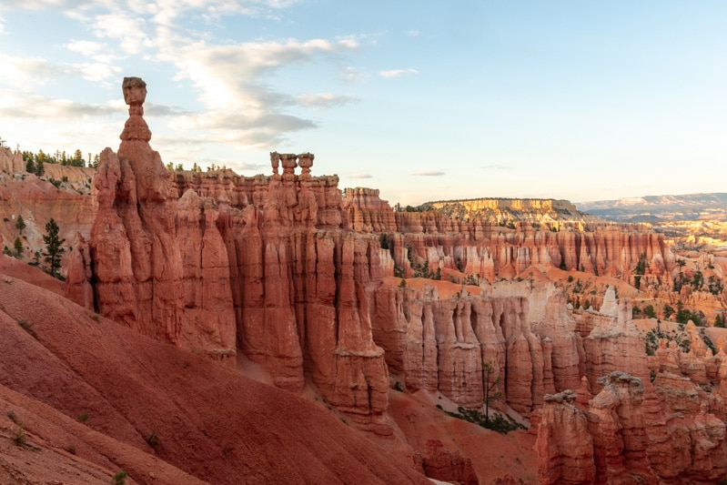 Thor's Hammer in Bryce Canyon NP tijdens zonsondergang