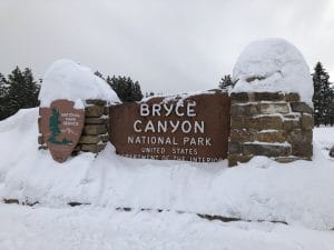 Bryce Canyon in de winter