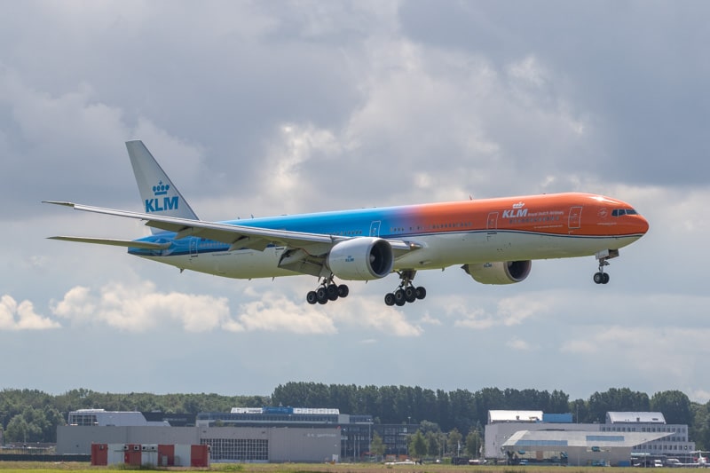 Orange Pride KLM PH-BVA Boeing 777