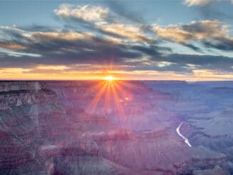 Zonsondergang Grand Canyon