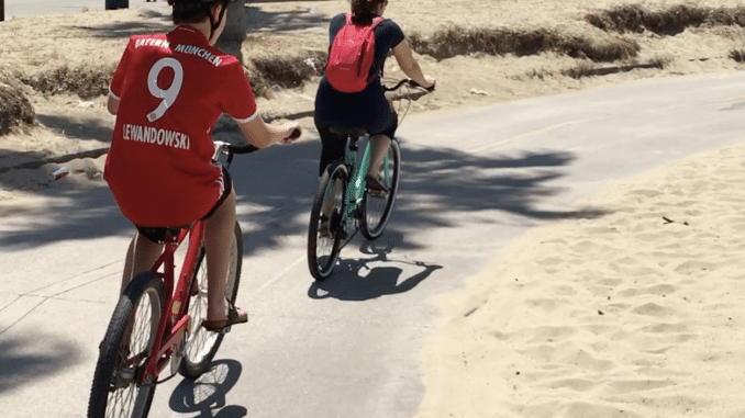 Fietsen-Santa-Monica-Venice-Beach Fietsen van Santa Monica naar Venice Beach