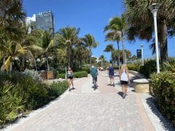 Miami Beach boadwalk