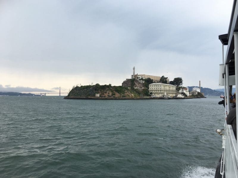 Alcatraz vanaf veerboot