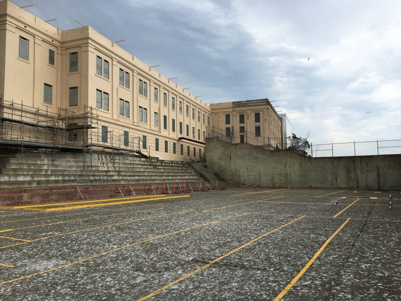 Alcatraz buitenterrein