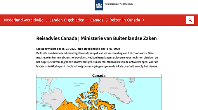 Reisadvies Canada