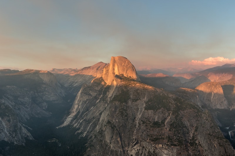 Half Dome vanaf Glacier Point