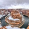 Horshoe Bend in de winter