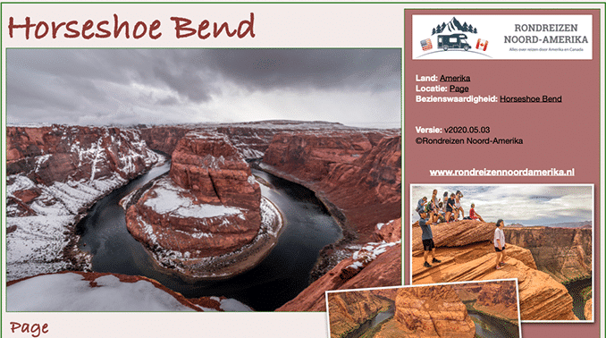 Horseshoe Bend bij Page