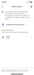 Google Maps offline navigeren