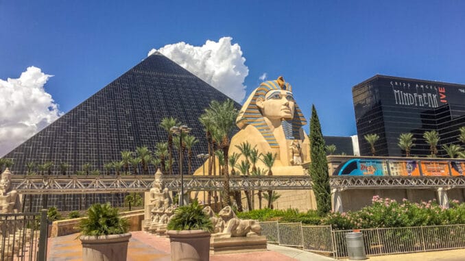 Luxor hotel Las Vegas