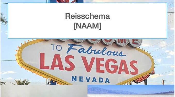 Reisschema Californië & Las Vegas