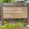 Ernest F. Coe Visitor Center Bord