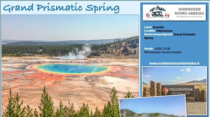 Grand Prismatic Spring Yellowstone