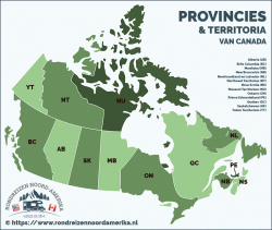 Provincies en territoria van Canada