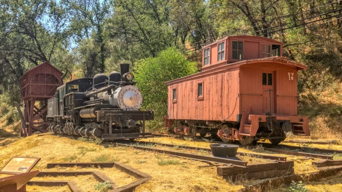 Trein bij El Portal Yosemite