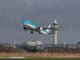 KLM Boeing 777 vertrekt vanaf Schiphol Amsterdam