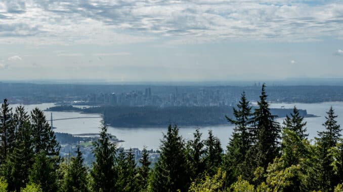 Vancouver vanaf Cypress Lookout