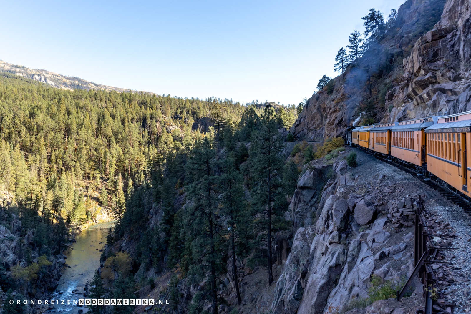 Durango naar Silverton stoomtrein