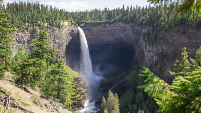 Helmcken Falls in Wells Gray Provincial Park