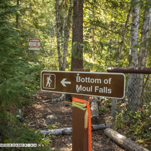 Moul Falls in Wells Gray Provincial Park