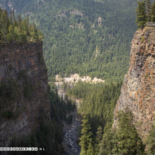 Spahats Falls in Wells Gray Provincial Park