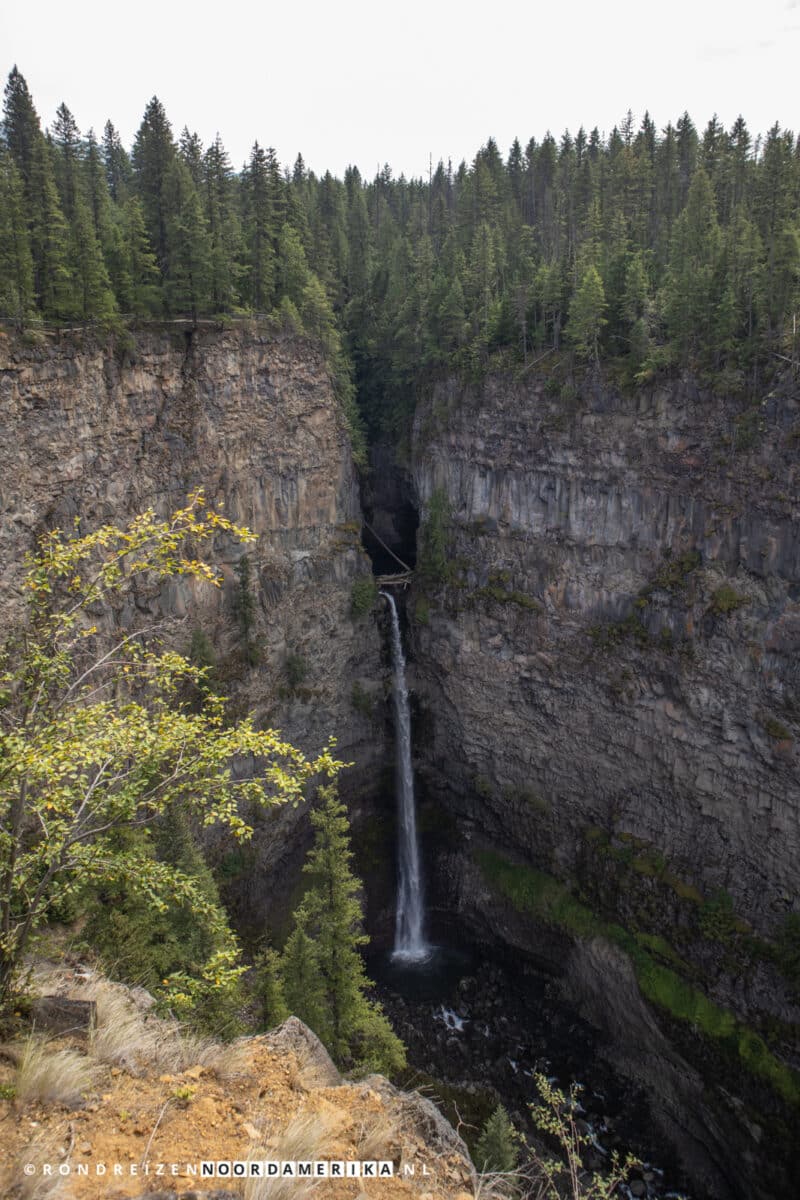 Spahats Falls in Wells Gray Provincial Park